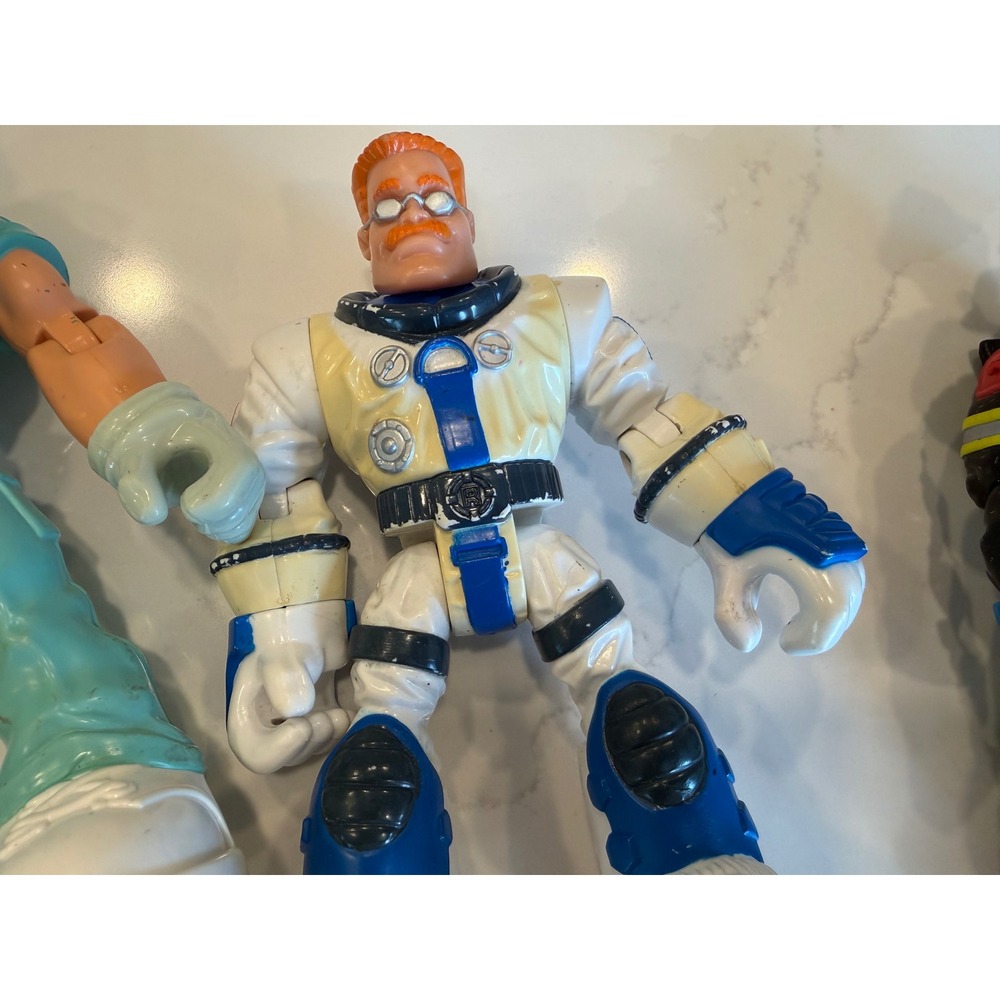 Fisher-Price Rescue Heroes Action Figures Lot of 8 Vintage Multi-Color Figures - Picture 13 of 16